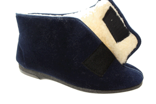 mens boot slippers with velcro