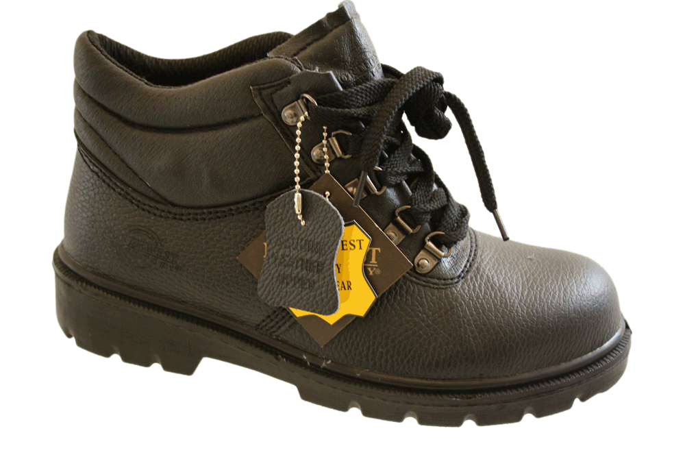 steel toe ankle boots women's