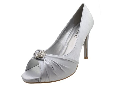 ladies silver shoes