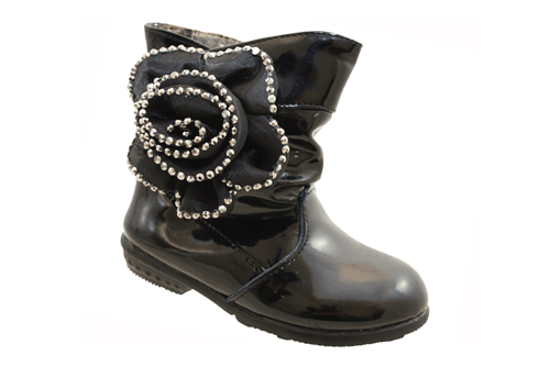 infant black ankle boots